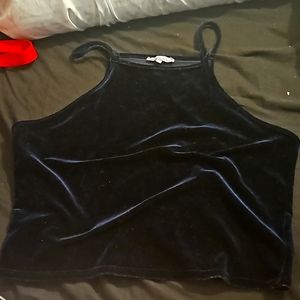 Blue Chrlotte Russe Large crop top